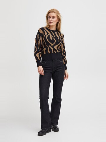 PULZ Jeans Sweater 'DEVIKA' in Black