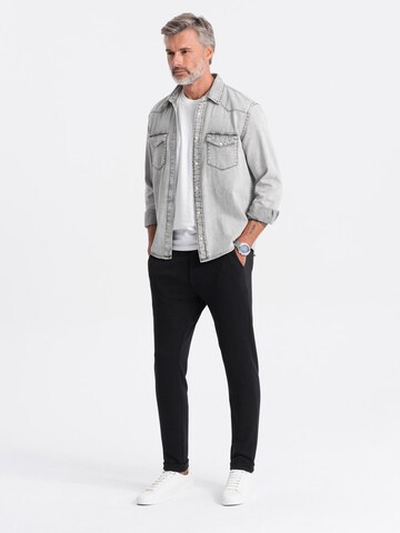 Ombre Tapered Trousers 'PACP-0121' in Black