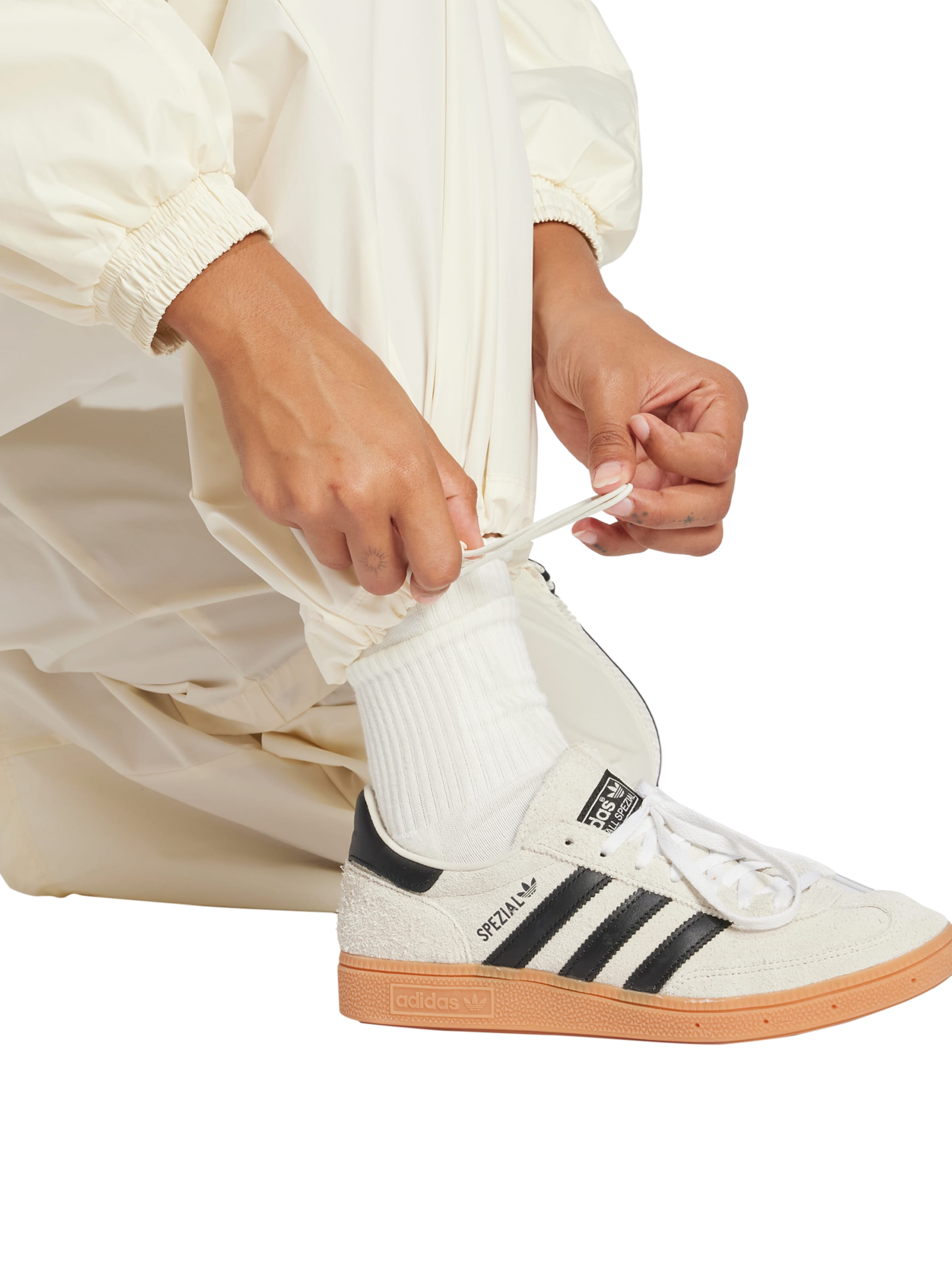 ADIDAS ORIGINALS Baggy Bukser i hvid