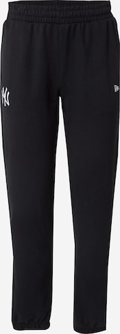 NEW ERA Tapered Housut 'NEYYAN' värissä musta: etupuoli