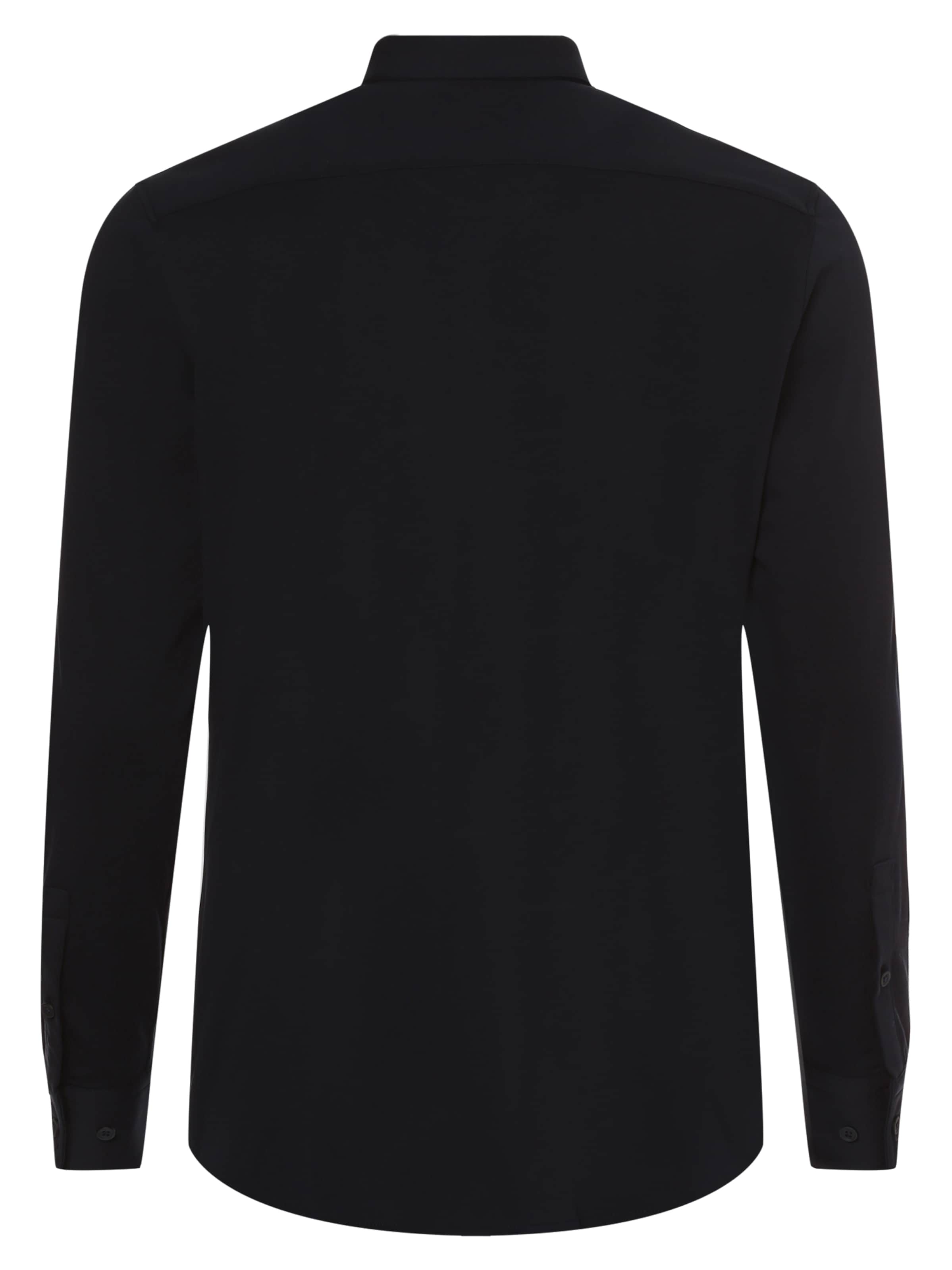 BOSS Slim fit Poslovna srajca 'Hank' | modra barva