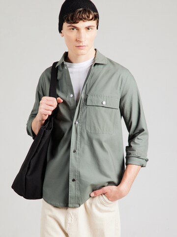 Only & Sons Regular Fit Hemd 'ONSCONCORD' in Grün: Vorderseite