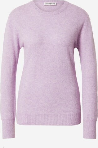 Pure Cashmere NYC Sweater in Purple: front