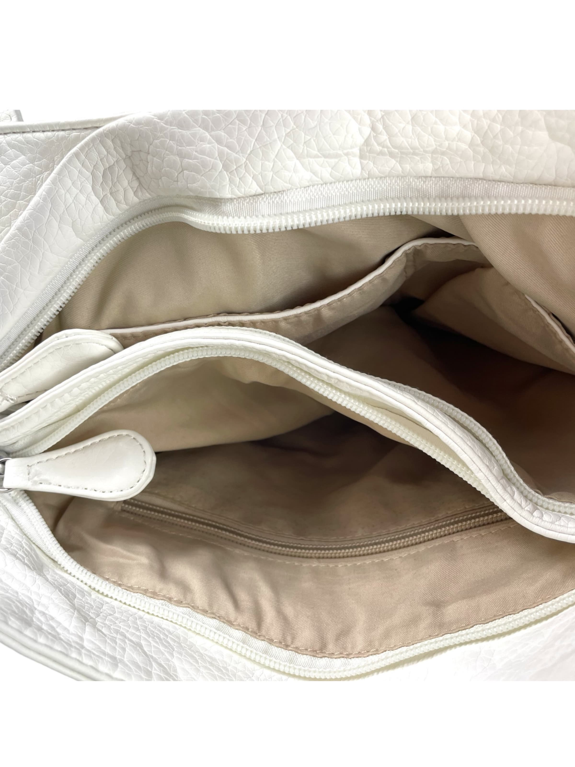 Borsa a mano di Kumixi in bianco