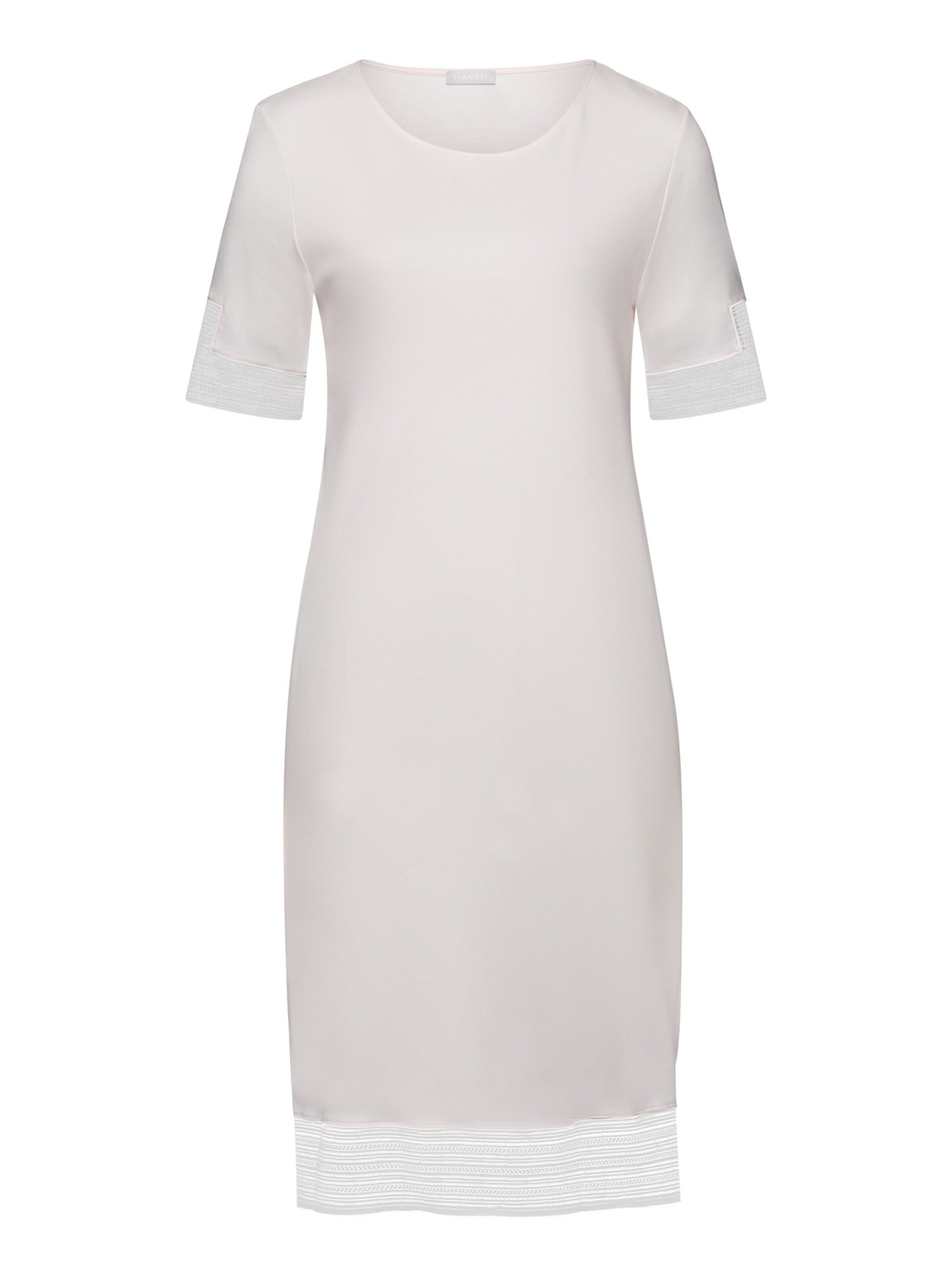 Hanro - Camisola de pijama em branco: frente