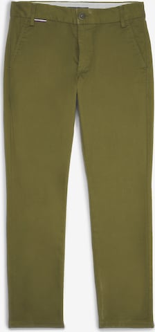 Coupe slim Pantalon '1985' TOMMY HILFIGER en vert : devant