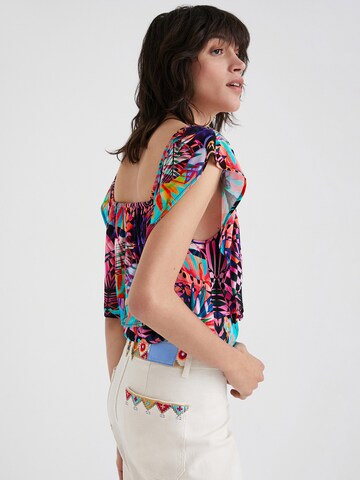 Desigual Shirtbody 'Poppy' i blandingsfarvet: forside