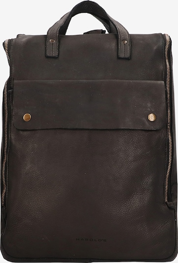 Harold's Rucksack in schwarz, Produktansicht