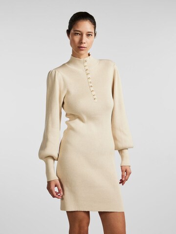 Y.A.S Knit dress 'LUEL' in Beige: front