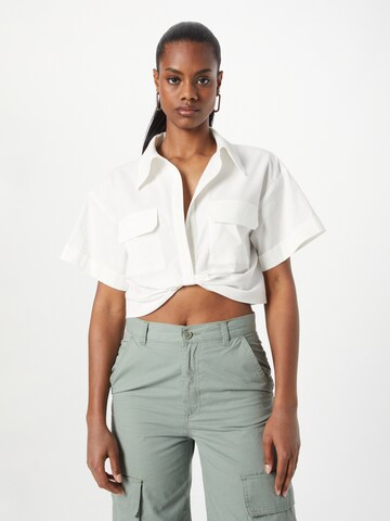 Copenhagen Muse - Blusa 'CMEMBER' em branco: frente