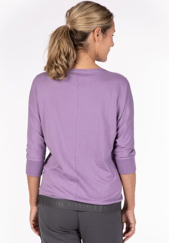 ViertelMond Shirt 'PAULINE' in Purple