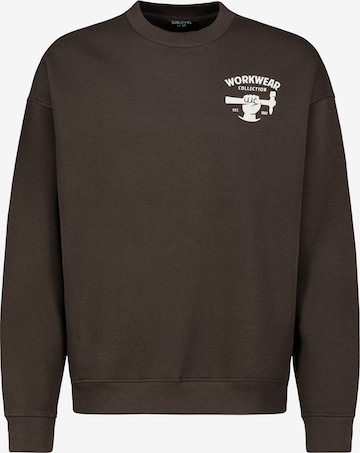 Sublevel Sweatshirt 'Worker' in Brown: front