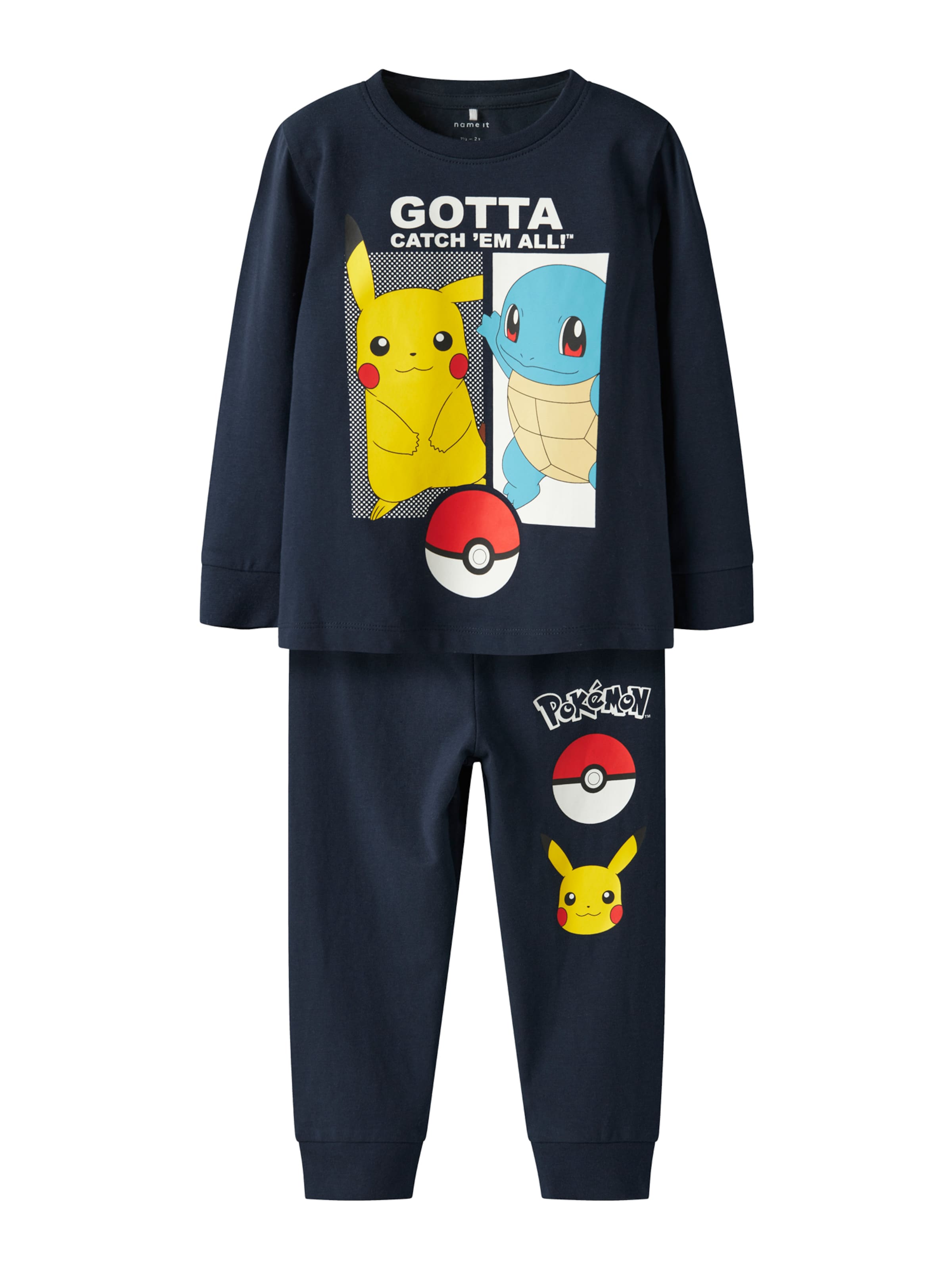 NAME IT Πιτζάμα 'NMMOstyr Pokemon' σε μπλε: μπροστά
