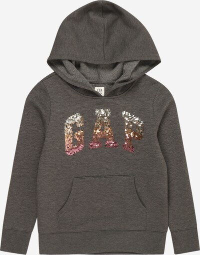 GAP Sweatshirt i mørkegrå / pink / sølv, Produktvisning