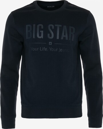 BIG STAR Sweatshirt 'ECODORT' in Blauw: voorkant