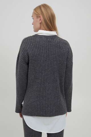 b.young Sweater 'NASIKA' in Grey