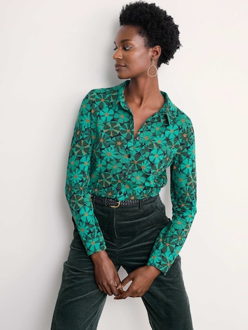 Maglietta 'Teasel Head' di Seasalt Cornwall in verde