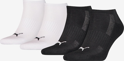 PUMA Chaussettes en noir / blanc, Vue avec produit