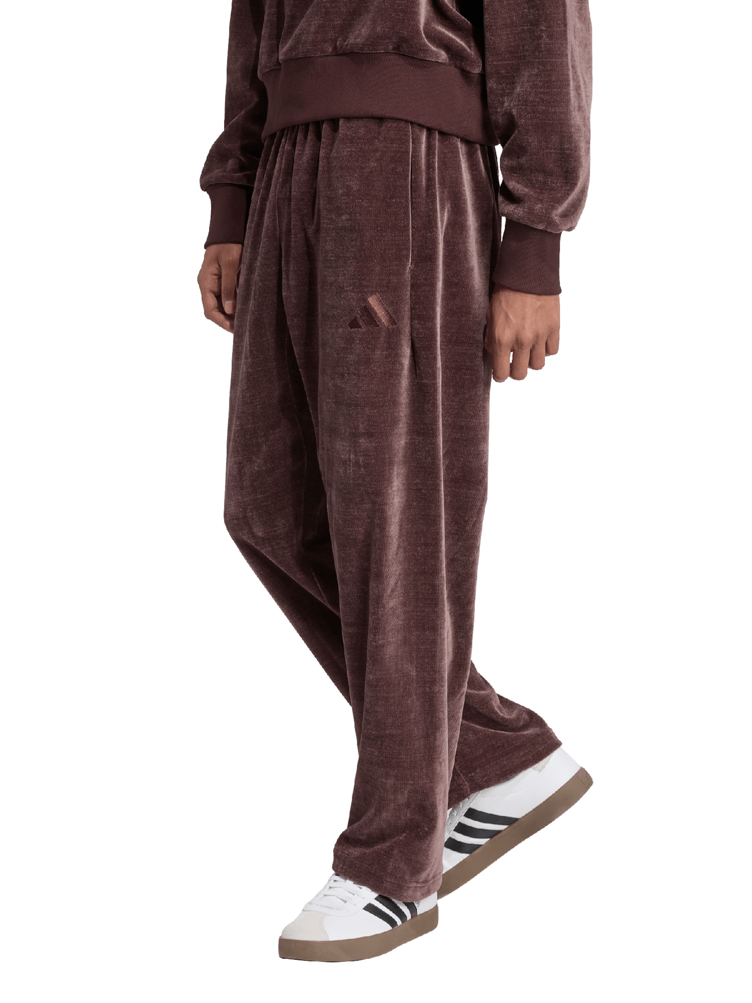 ADIDAS SPORTSWEAR Loosefit Sportnadrágok 'A SZN' - barna: elől