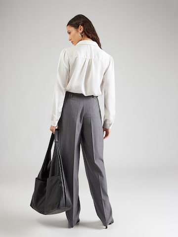 HUGO Tapered Παντελόνι με τσάκιση 'Hendia' σε γκρι