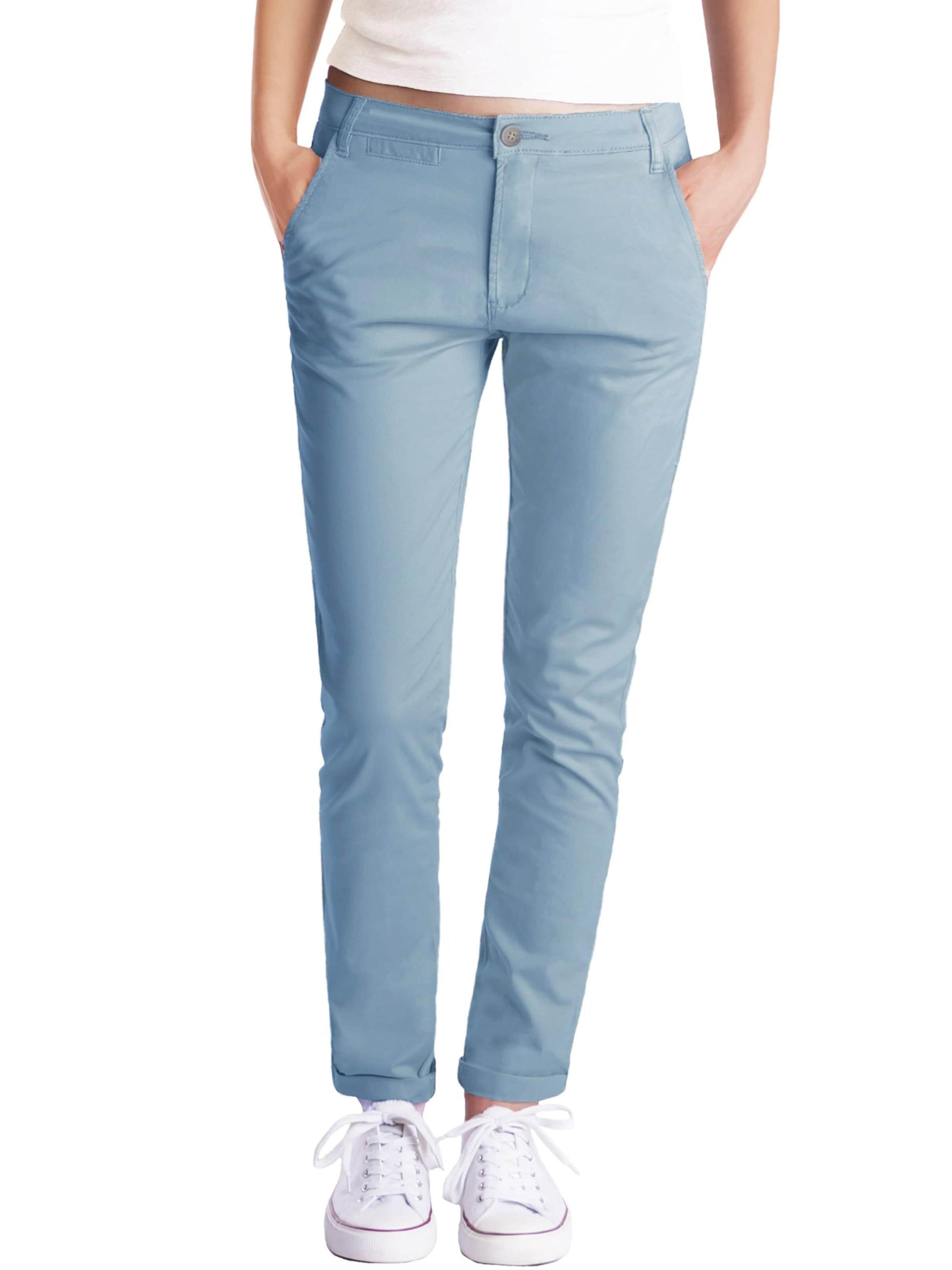 Fraternel Slim fit Chino Pants 'Chinos H100' in Blue: front
