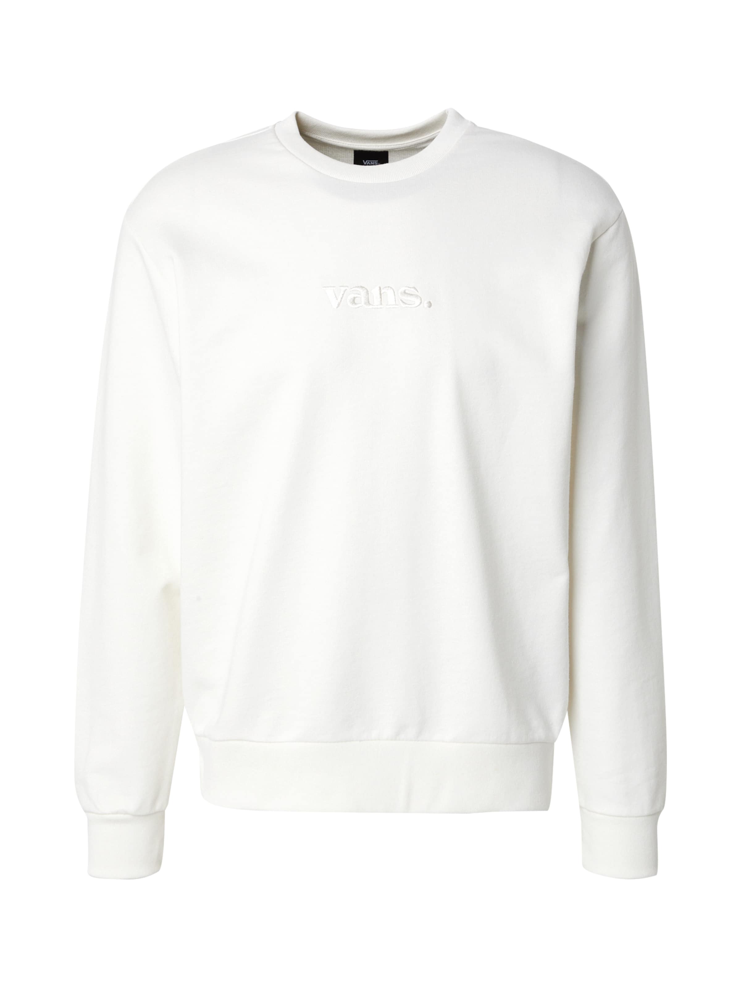 VANS Sweatshirt 'ESSENTIAL' in Weiß: Vorderseite