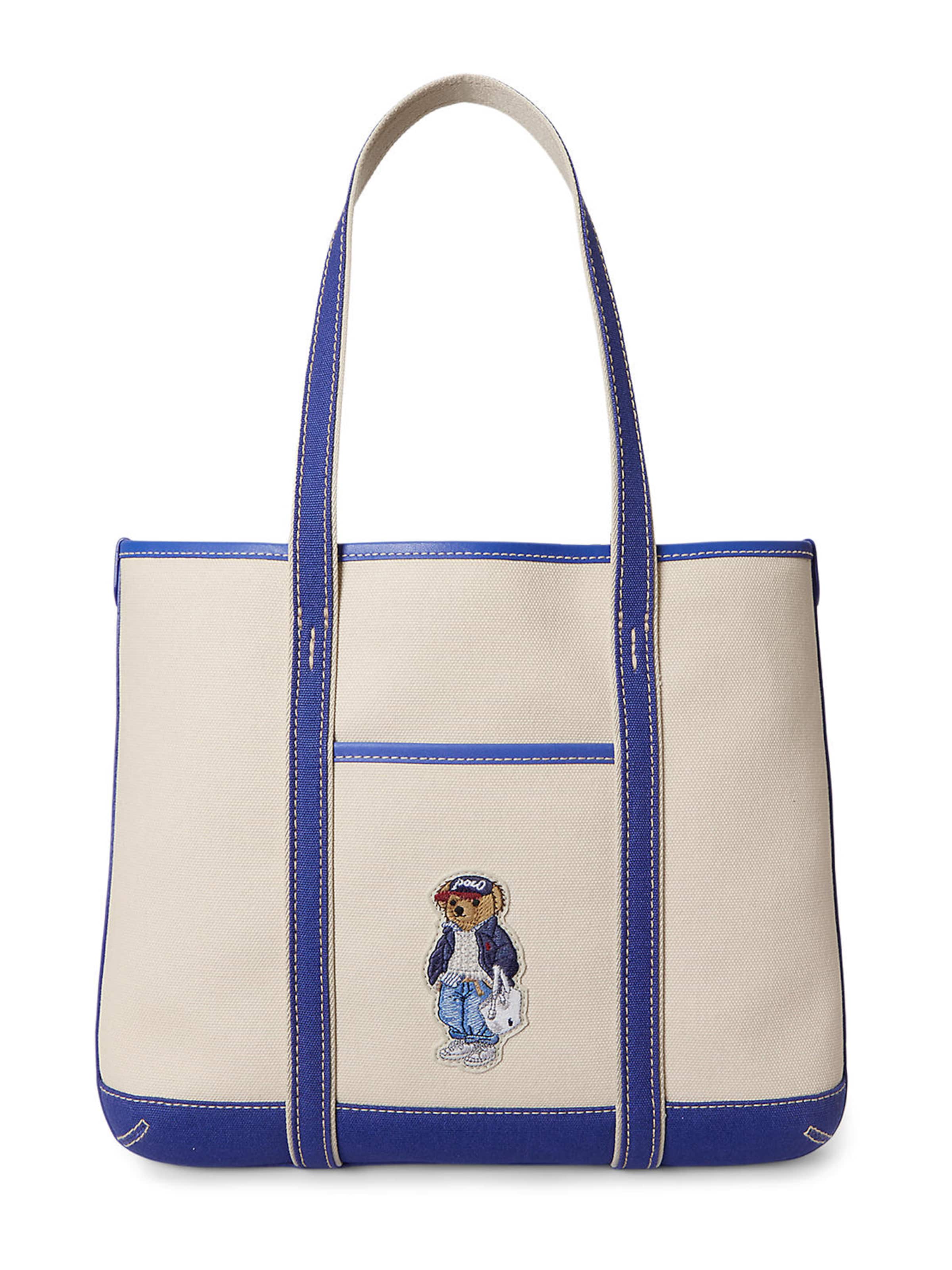 Shopper 'SPRING BEAR' Polo Ralph Lauren di colore écru / blu cobalto, Visualizzazione prodotti