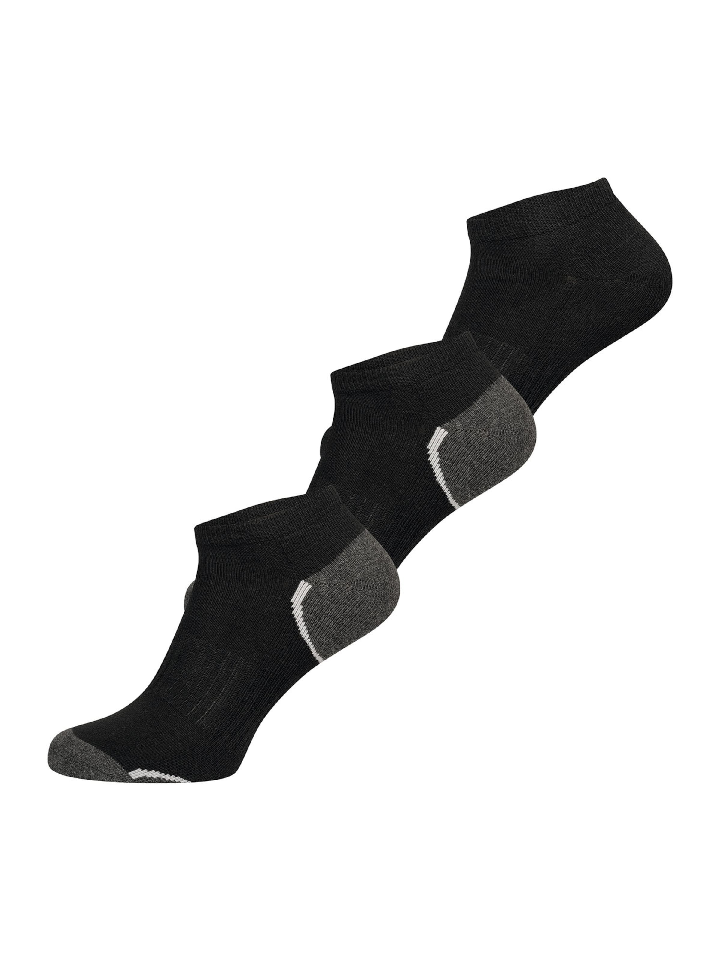 Nur Die - Calcetines invisibles ' Sport ' en negro: frente