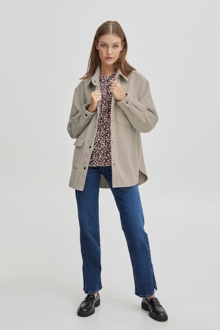 PULZ Jeans - Chaqueta de entretiempo 'PZPEYTON' en beige
