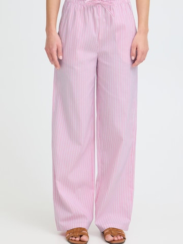 Oxmo Regular Pants ' OXFanny ' in Pink: front