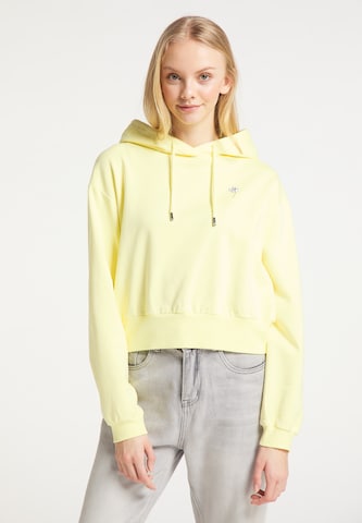 MYMO Sweatshirt in Geel: voorkant