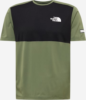 THE NORTH FACE Functioneel shirt in Groen: voorkant