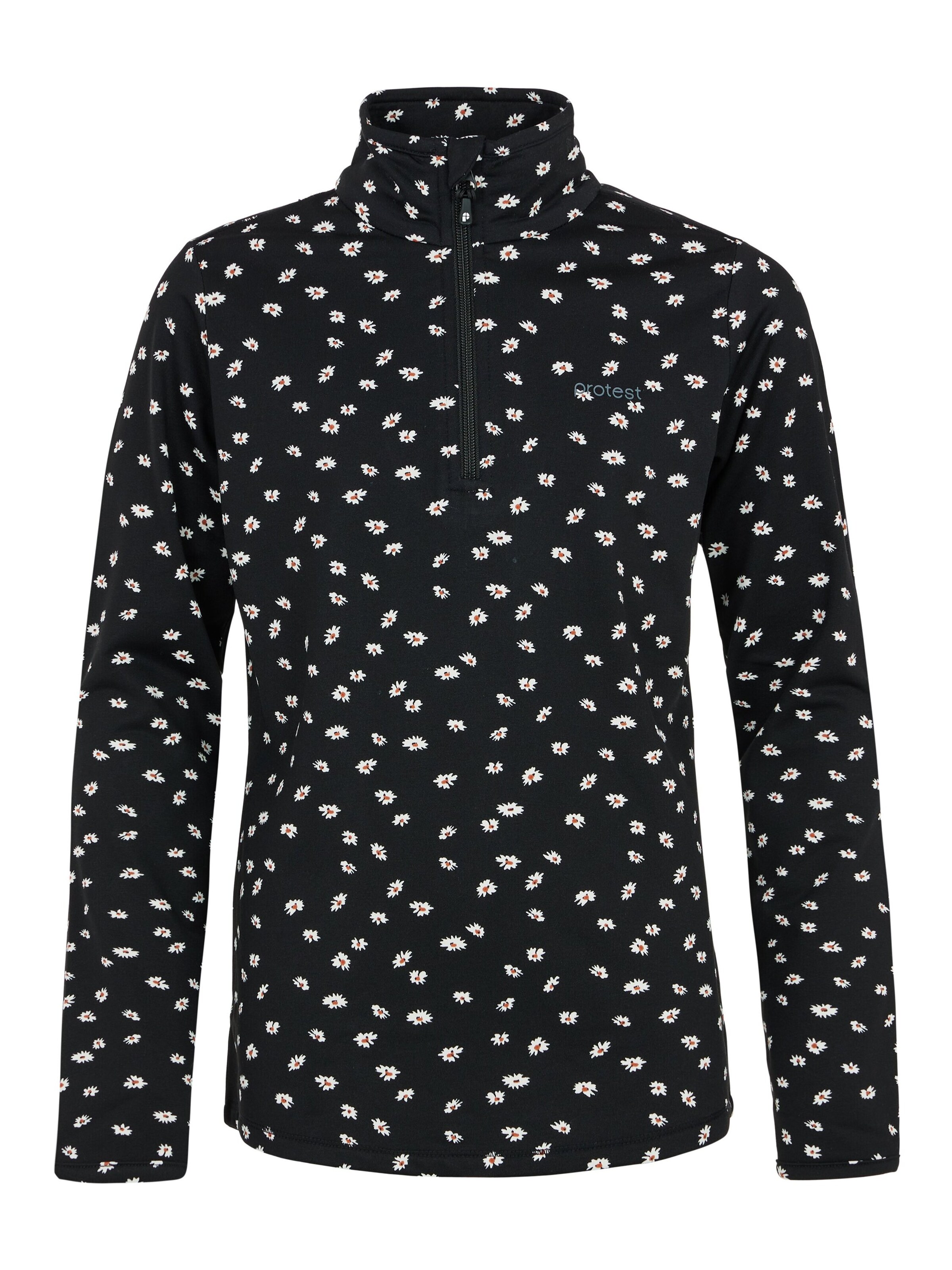 PROTEST Athletic Sweatshirt 'PRTVESH JR' in Black: front