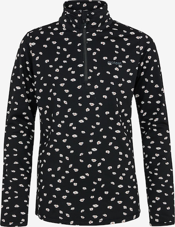 PROTEST Sportsweatshirt 'PRTVESH JR' in Schwarz: Vorderseite