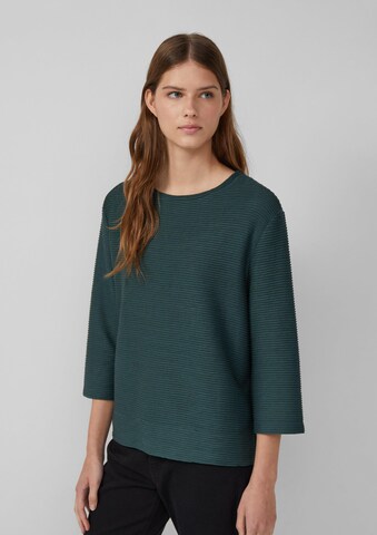s.Oliver Sweatshirt in Groen: voorkant
