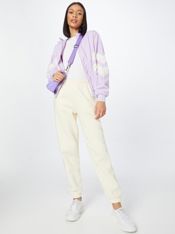 Veste mi-saison 'Crinkle Batwing' Urban Classics en violet