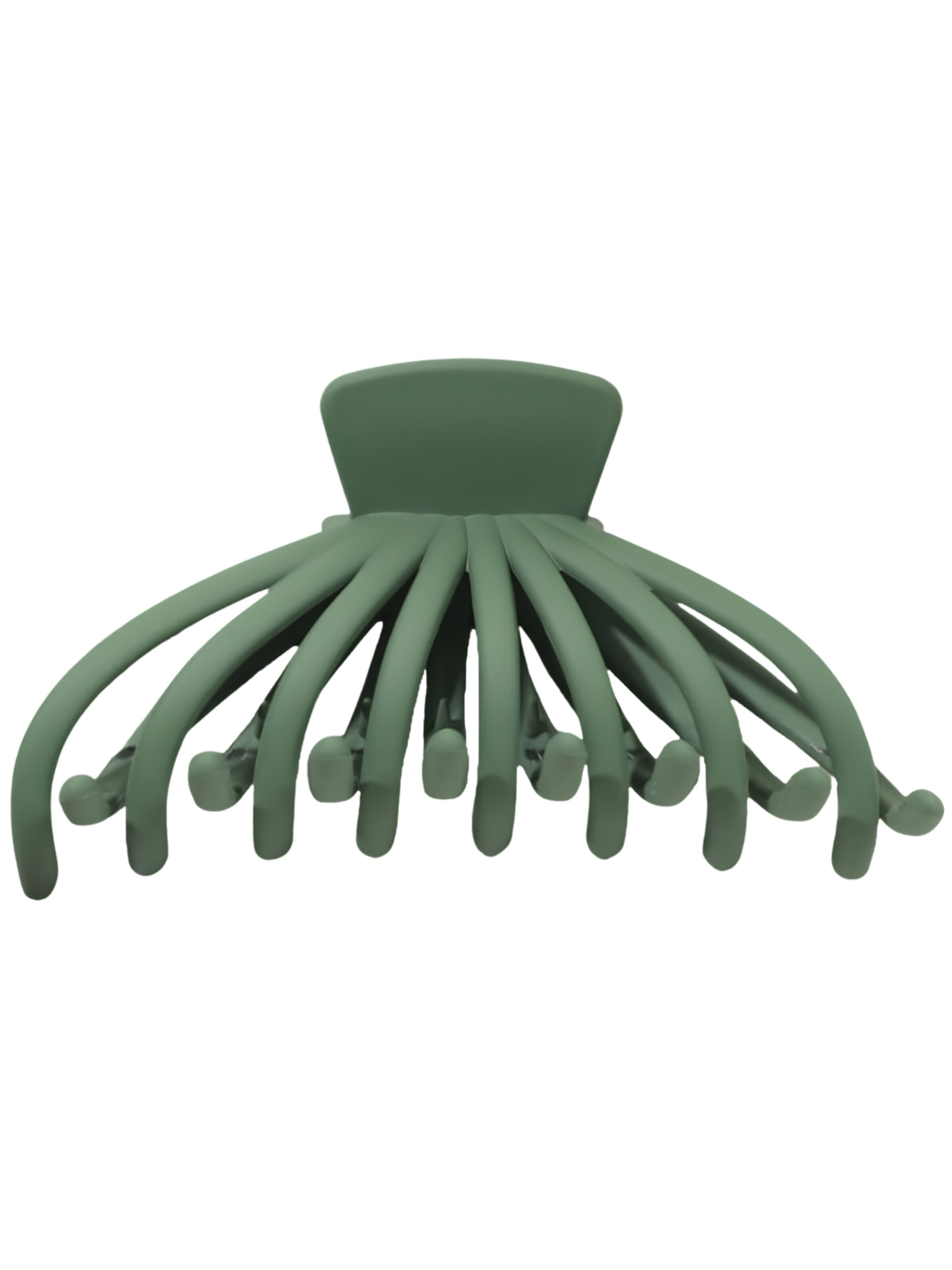 soho Hair accesoires Bijuteria de cabelo 'Elida Hair Claw - Green' em 8,6 x 5,6 x 1,6 cm em verde, Vista do artigo