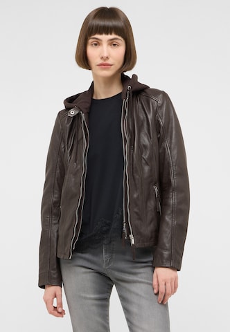 MUSTANG Shirt 'Floris' in Schwarz: Vorderseite