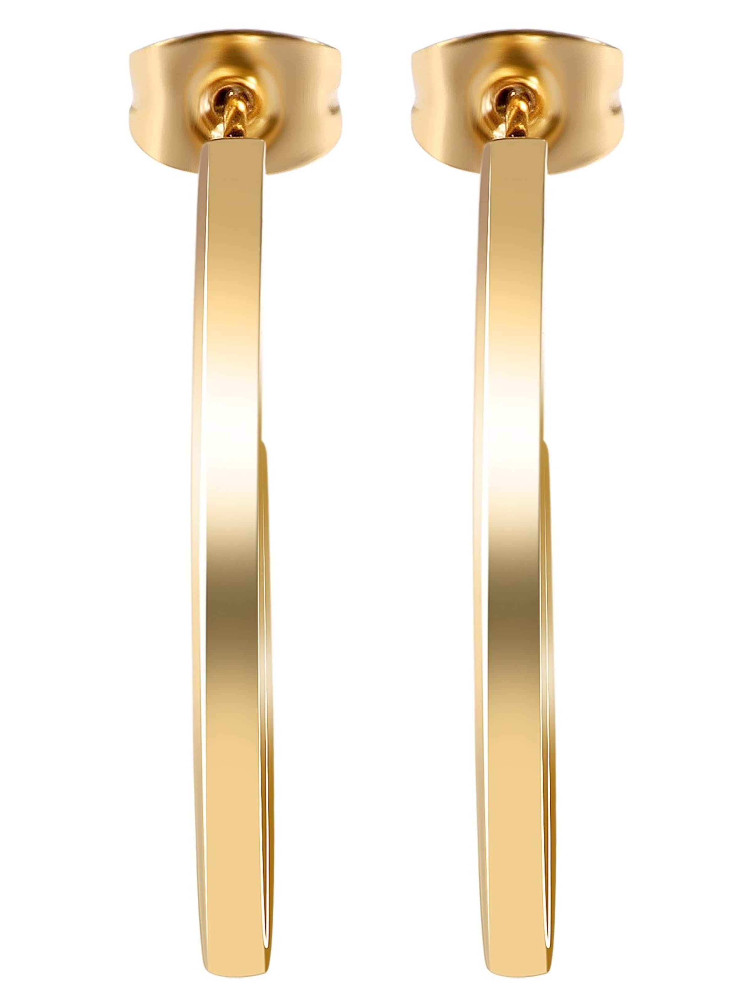 Akzent Earrings 'Nula, langlebig' in Gold