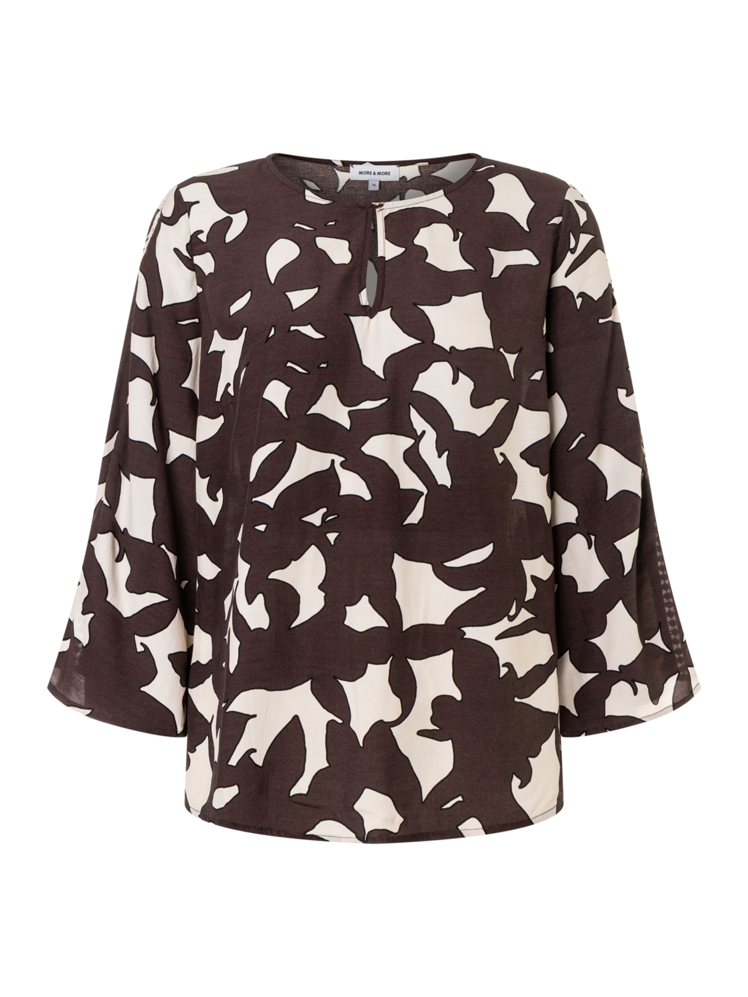MORE & MORE Blouse in Bruin: voorkant