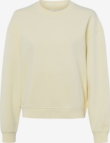 Sweat-shirt ' Savan ' Samsøe Samsøe en jaune : devant