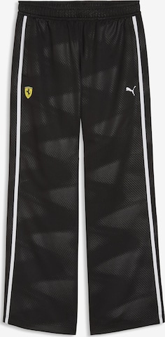 Loosefit Pantalon de sport 'Scuderia Ferrari T7' PUMA en noir : devant