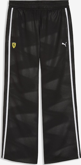 PUMA Sporthose 'Scuderia Ferrari T7' in S/Regular in gelb / schwarz / weiß, Produktansicht