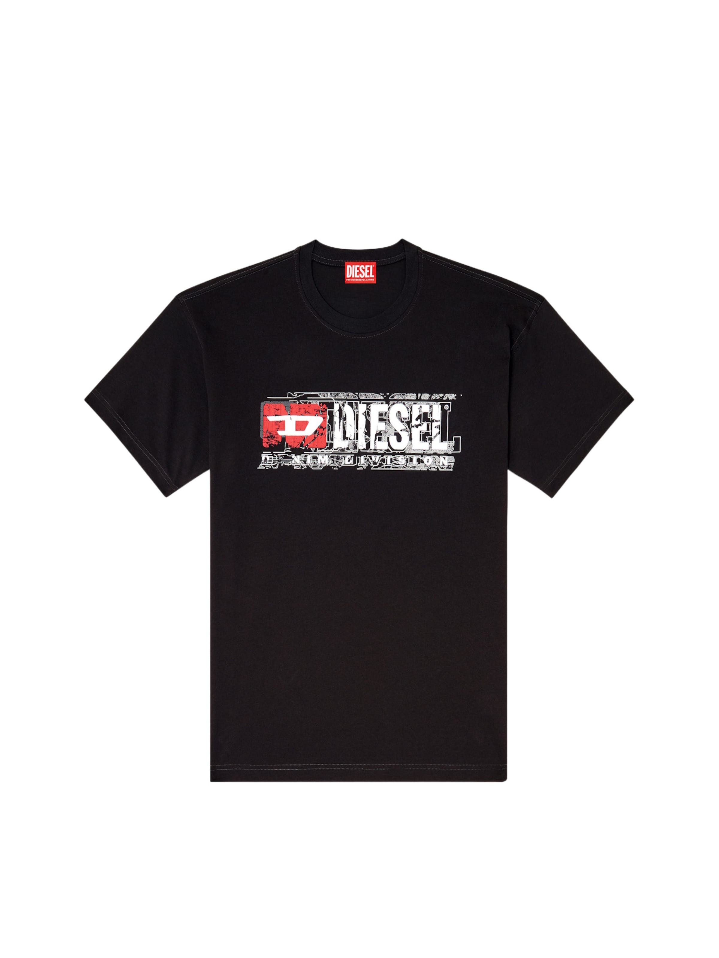 DIESEL T-Shirt 'T-NORM-T6' en noir, Vue avec produit