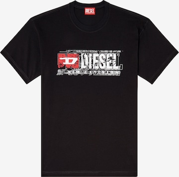 T-Shirt 'T-NORM-T6' DIESEL en noir : devant
