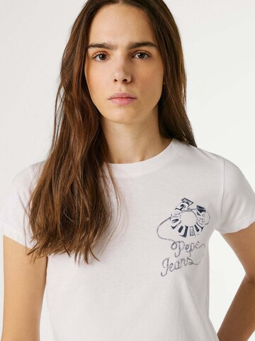 Pepe Jeans Shirt 'Nancy' in Wit