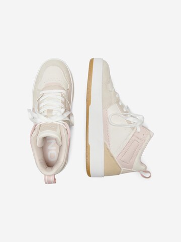 Sneaker alta 'Saphire' di ONLY in beige