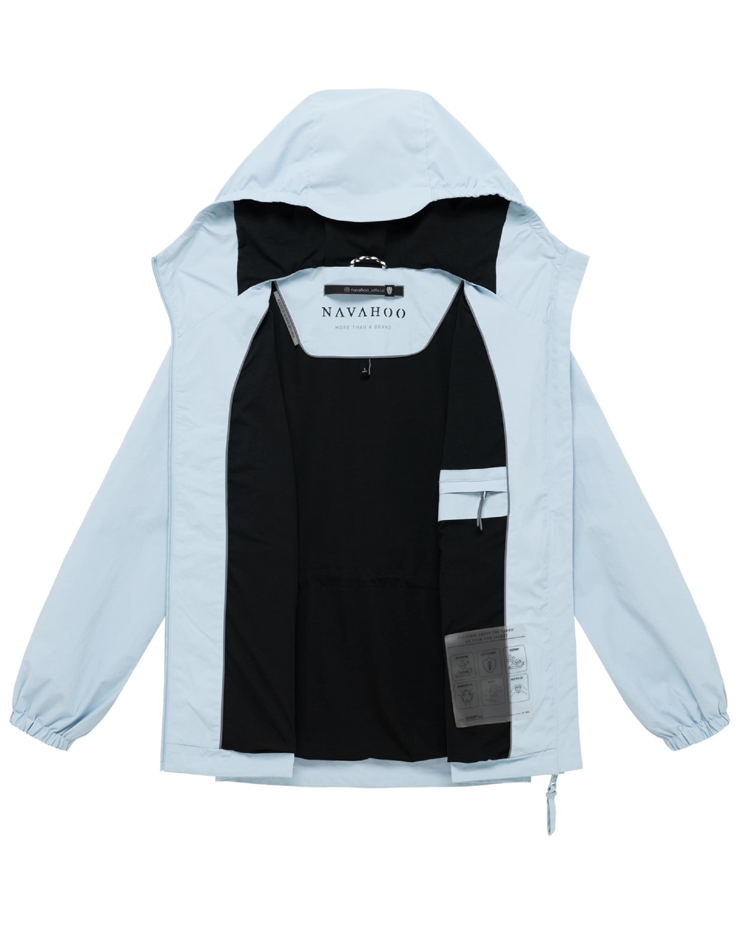 Veste mi-saison 'Donnerwetter 14' NAVAHOO en bleu