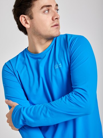 SPORTKIND Funktionsshirt 'Crew Neck Long Sleeve Shirt'‌‌‌‌‌‌‌ in Blau
