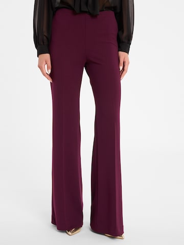 Bootcut Pantalon ' Cimira ' Ana Alcazar en violet : devant